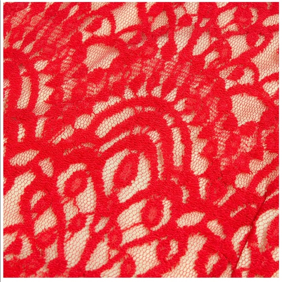 Red Lace Dress - Picture 5 of 7
